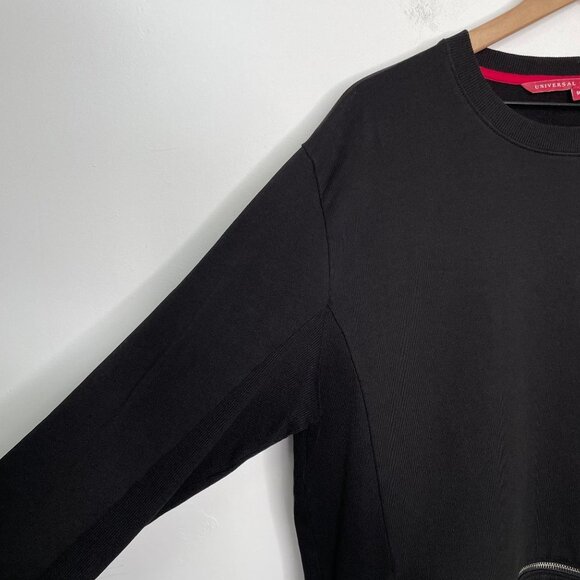 Universal Standard Black Pullover Sweatshirt Size 18/20 Casual Everyday‎ Basic - Picture 3 of 7